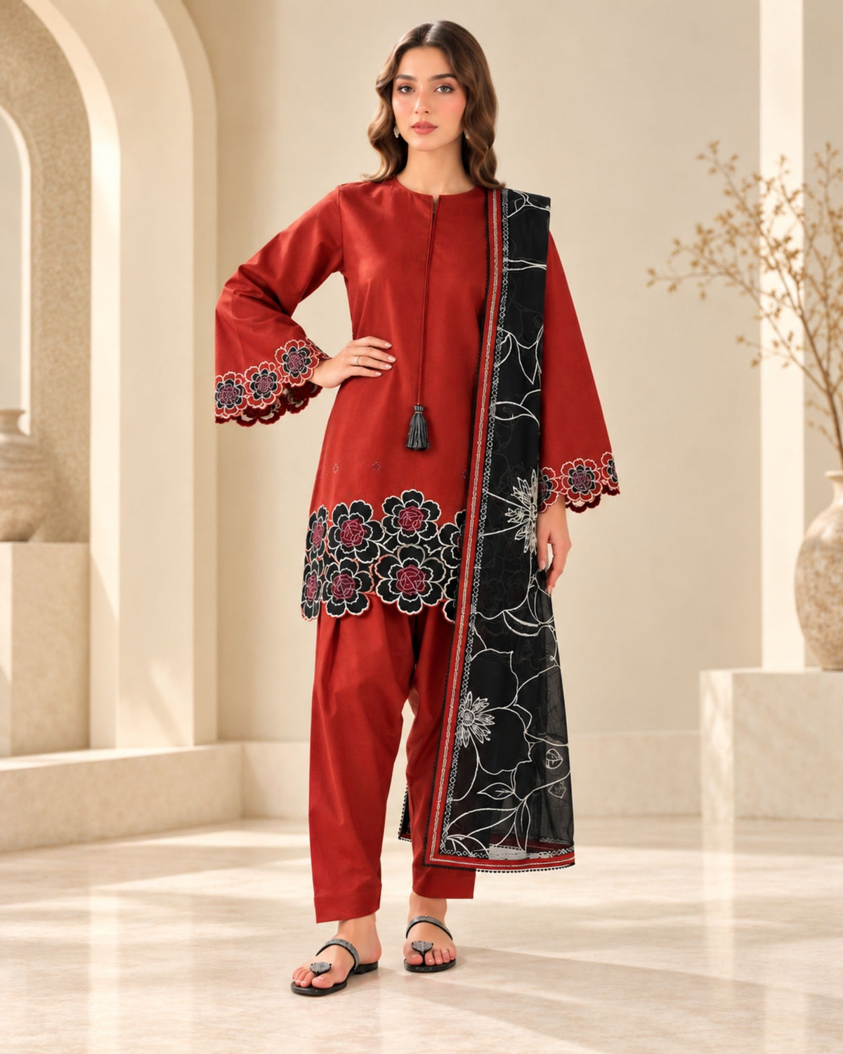 Jazmine 3pc | Dhanak Premium | N-111