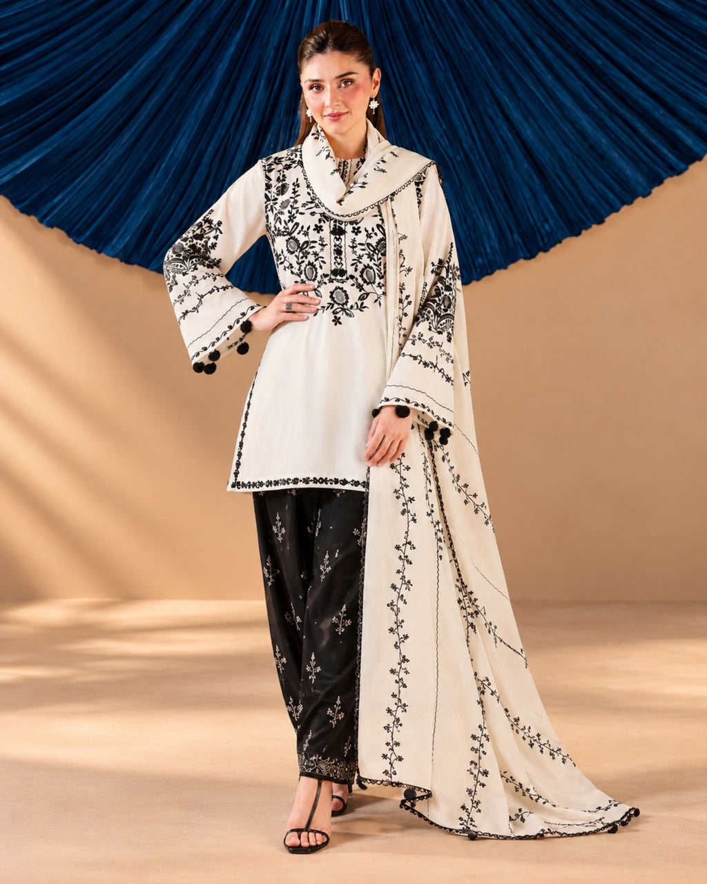 Cross-Stich 3pc | Dhanak Premium | N-106