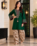 Batik 2pc | Dhanak Embroidered | N-108