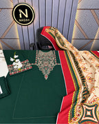 Jazmim 3 pc | Premium Dhanak | N-089
